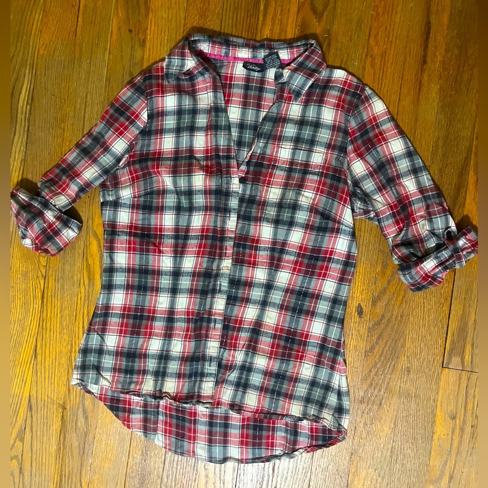Red and grey flannel